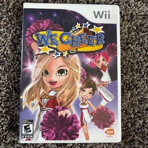 We Cheer Wii Game - Purple Cheerleader Cover